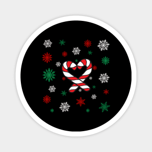 Candy canes Christmas Magnet